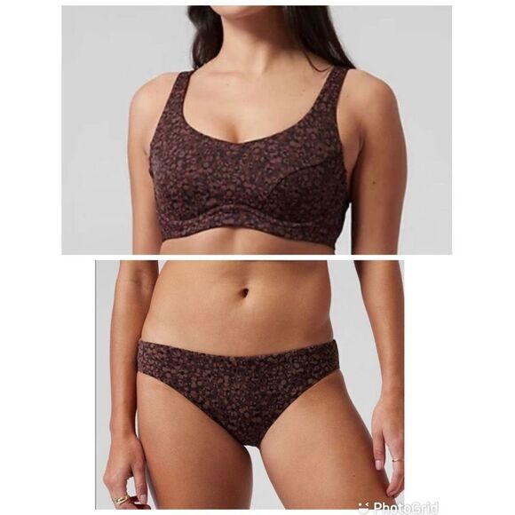 Conscious Crop Bikini Top D-DD and Clean Medium Bikini Bottoms - Picture 1 of 7